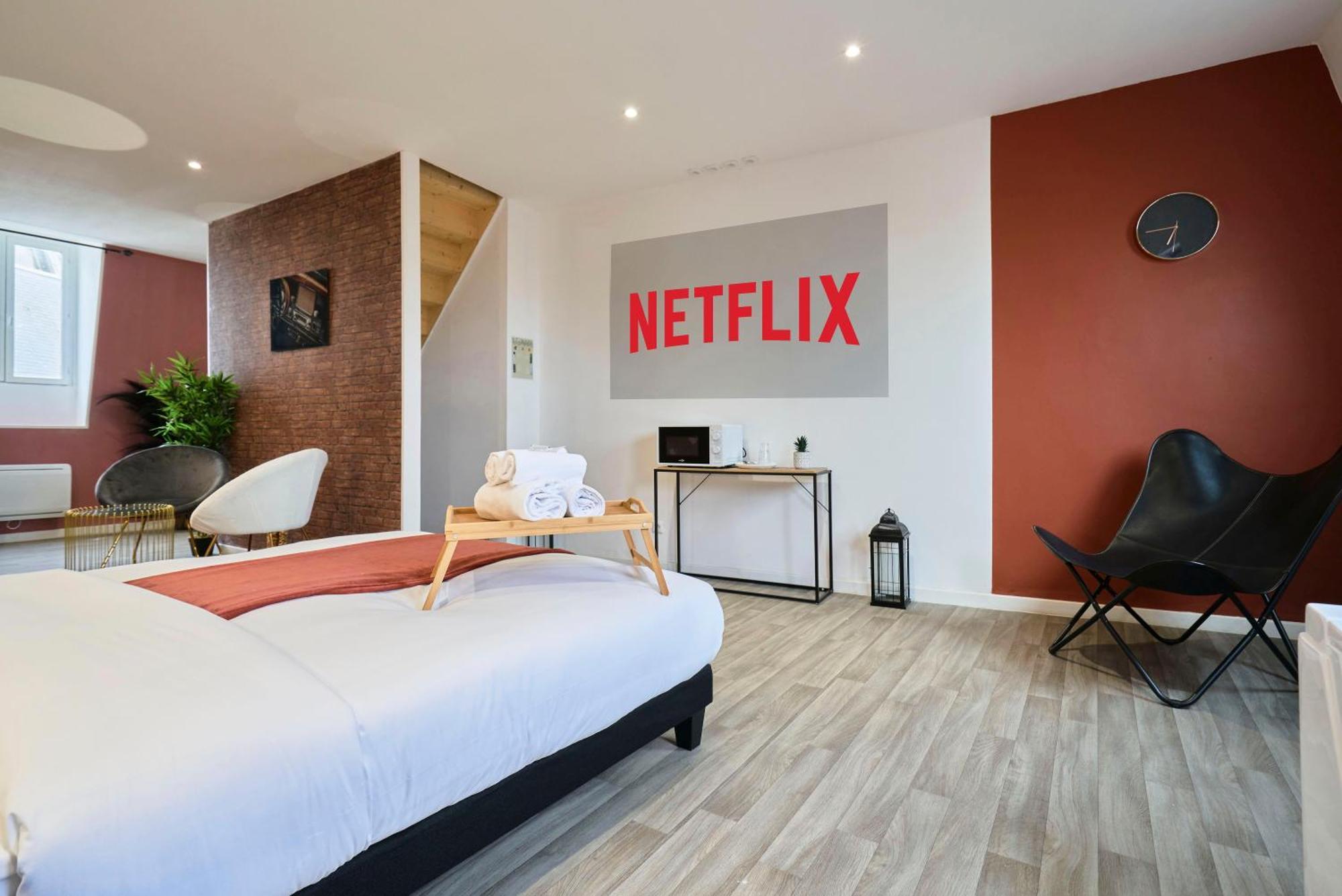 Ng Suitehome - Lille I Roubaix Centre I Grand Place - Balneo - Netflix - Wifi Zewnętrze zdjęcie